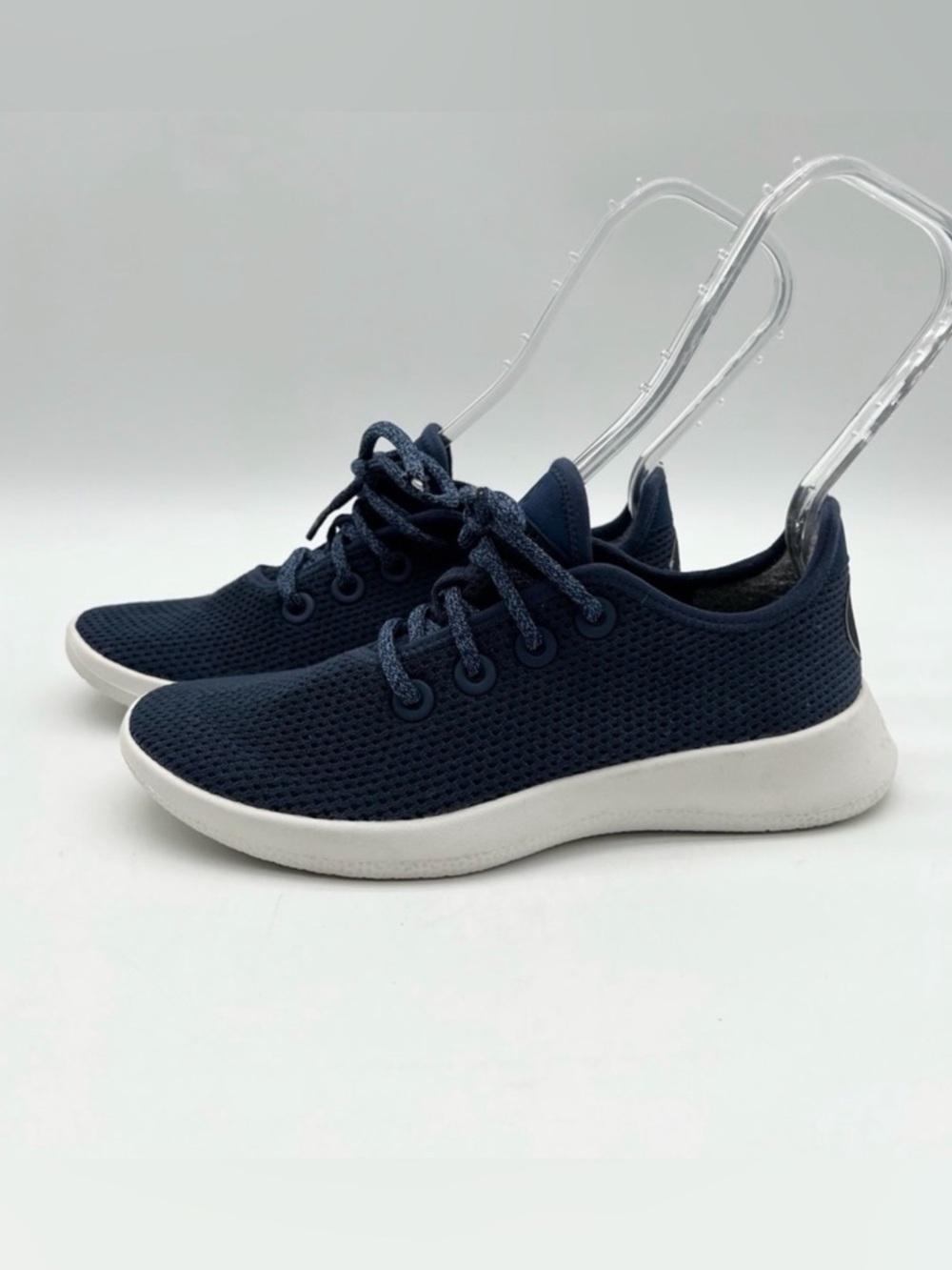 Allbirds Tree Runners Lace-up Wool Sneakers Running Trainers Casual Navy Size 7